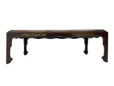 19th century rosewood opium table
