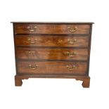 George III mahogany chest