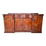 Large Victorian mahogany sideboard