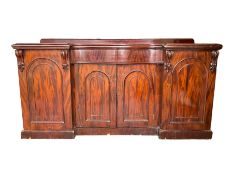 Large Victorian mahogany sideboard