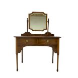 Late 19th century mahogany dressing table