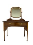 Late 19th century mahogany dressing table