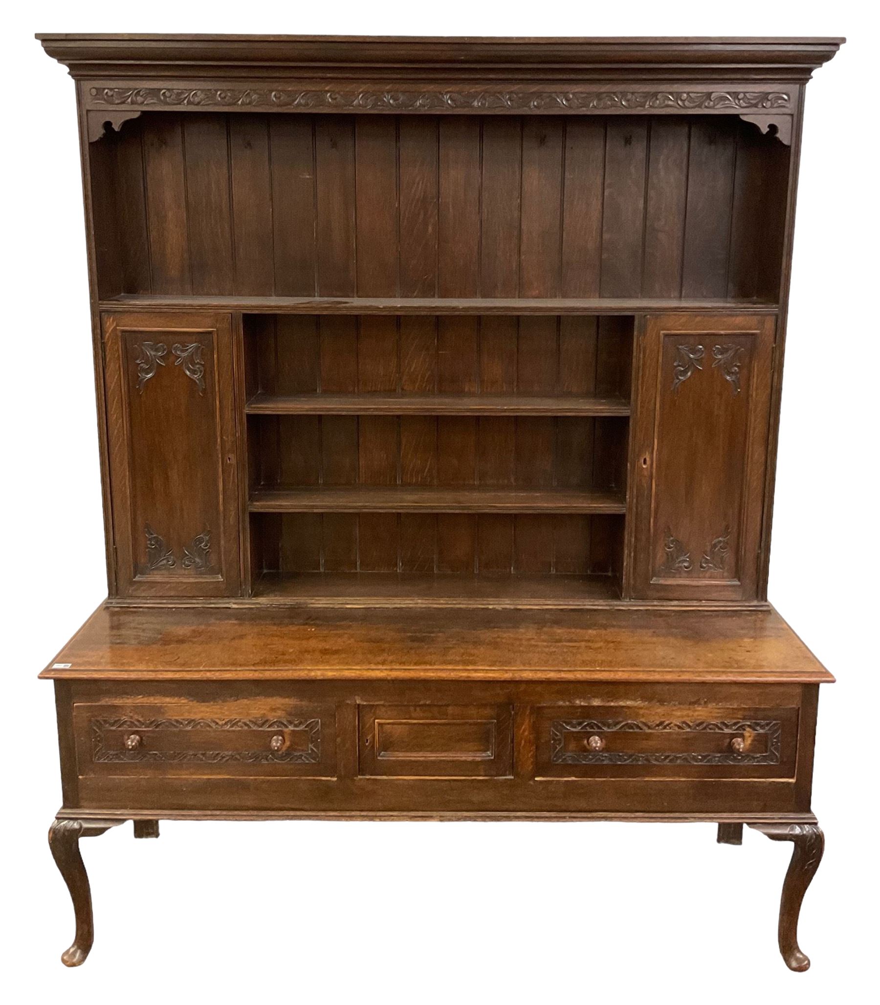 19th century oak dresser