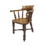 19th century smoker's bow chair