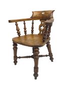19th century smoker's bow chair