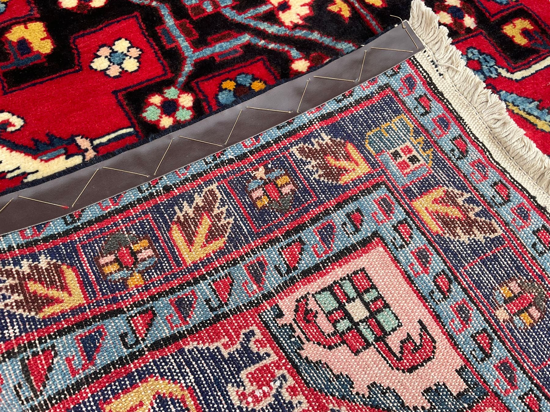 North West Persian Tafresh crimson ground rug - Image 6 of 6
