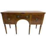 George III design converted mahogany sideboard