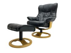 Anderssons of Sweden - mid-20th century design swivel armchair