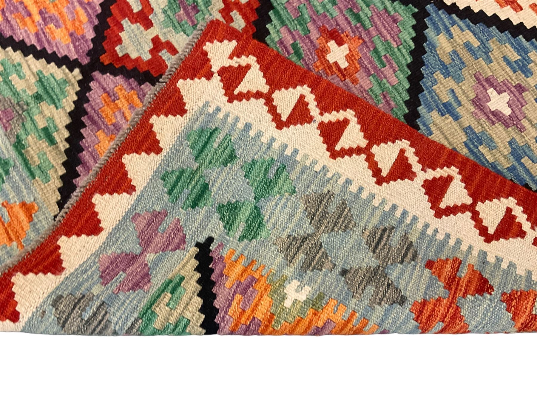 Anatolian Turkish Kilim multi-colour rug - Image 6 of 6