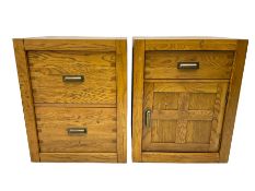 Light oak filing chest