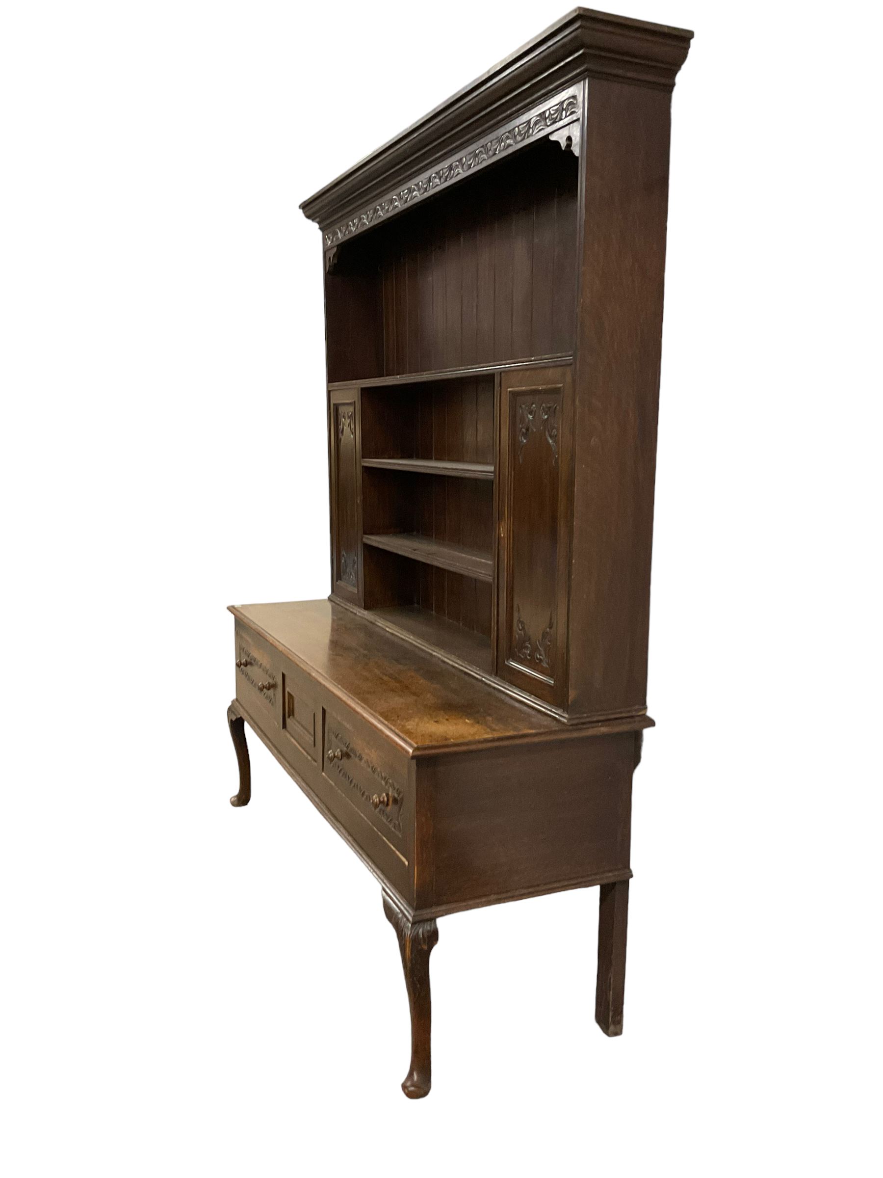 19th century oak dresser - Image 2 of 7
