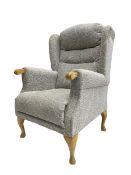 The Cotswold Chair Company - 'Berkeley Queen Anne' wingback armchair