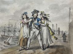 Isaac Cruikshank (Scottish 1764-1811): 'Home from the Sea'