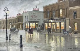 Steven Scholes (Northern British 1952-): 'Jubilee Street - Whitechapel London 1958'