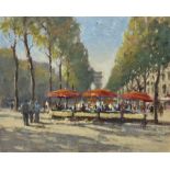 William Burns (British 1923-2010): 'Early Autumn - Champs-Elysees'