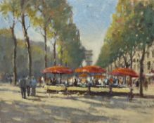 William Burns (British 1923-2010): 'Early Autumn - Champs-Elysees'