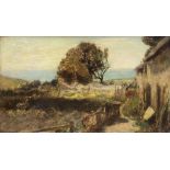 John White (Scottish 1851-1933): 'George Young's Fisherman's Cottage Seatown Nr Chideock Dorset'