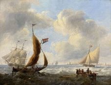 John Wilson Carmichael (British 1799-1868): Off the Dutch Coast