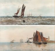 William Thomas Nichols Boyce (British 1858-1911): Sail and Steam Shipping
