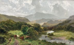 James Peel (British 1811-1906): 'Lledr Valley'