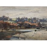 Albert George Stevens (Staithes Group 1863-1925): Whitby Inner Harbour