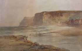 Edward (Arden) Tucker Jnr (British 1847-1910): Low Tide at Staithes