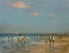 William Burns (British 1923-2010): 'The Wet Beach - St Leonards-on-Sea'