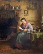 George Smith (British 1829-1901): 'The Love Letter'