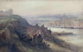 Frederick William Booty (British 1840-1924): Henrietta Street and Tate Hill Sands Whitby
