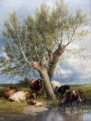 Thomas Sidney Cooper (British 1803-1902): Cattle Beneath Trees
