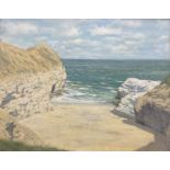 Walter Goodin (British 1907-1992): Little Thornwick Bay Flamborough