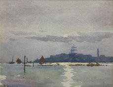 Ernest Dade (Staithes Group 1864-1935): 'Poole Harbour Dorset'