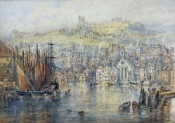 Mary Weatherill (British 1834-1913): 'The Upper Harbour Whitby'
