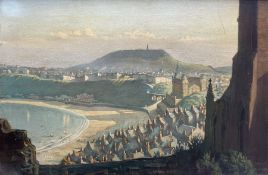 Carl Herman (British 1887-1955): The South Bay Scarborough from St Mary's Church