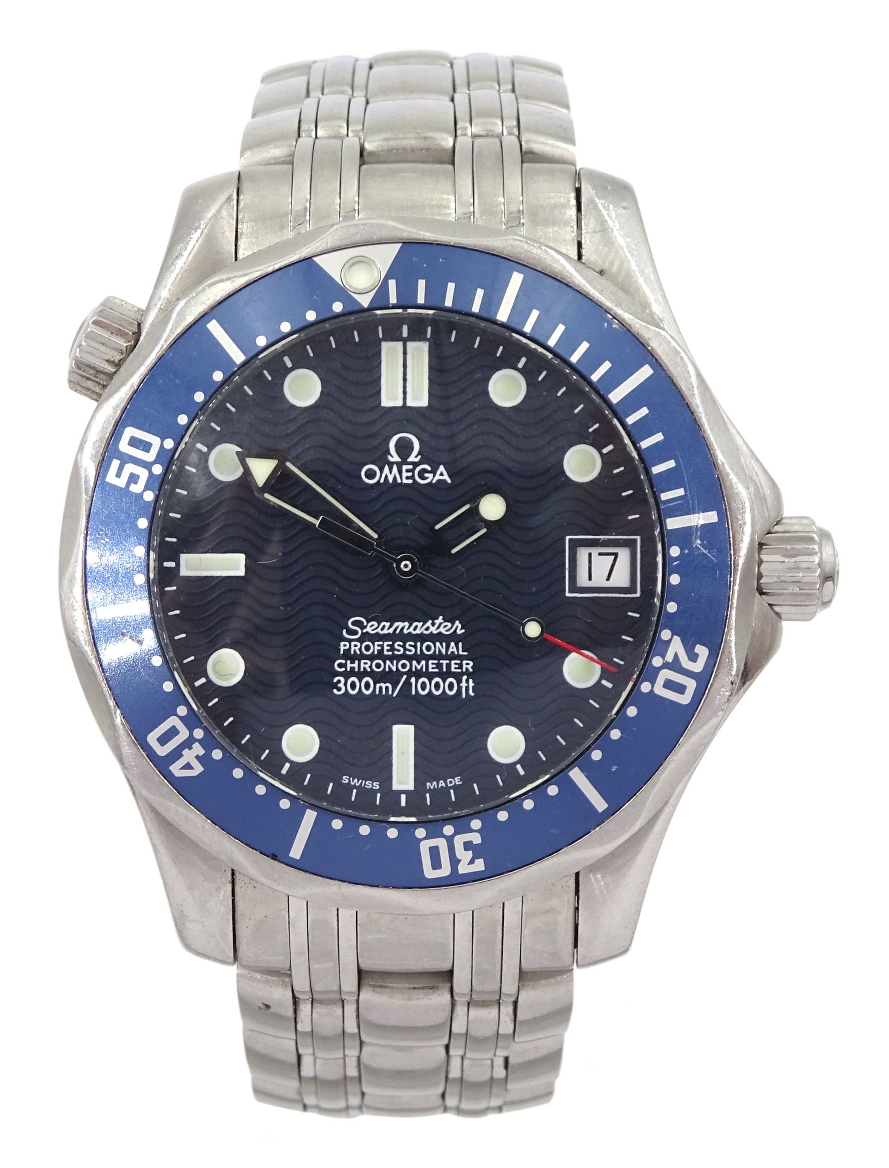 Omega Seamaster gentleman's stainless steel automatic wristwatch