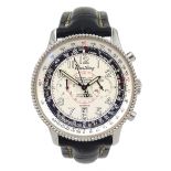 Breitling Montbrillant 'Edition Speciale 100 Ans D'Aviation' gentleman's stainless steel chronograph