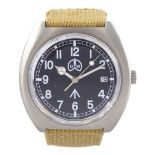 Ollech & Wajs military issue stainless steel automatic wristwatch