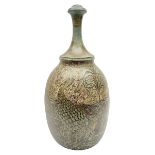 John Egerton (c1945-): studio pottery stoneware lamp base
