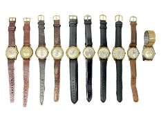 Five automatic wristwatches including Spaceface