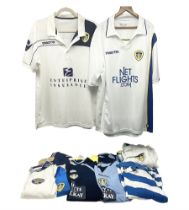 Leeds United football club - twelve replica shirts including home and away