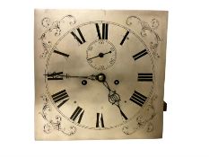 English - 8-day Longcase clock movement and dial