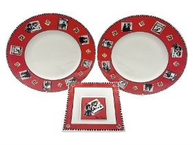 Two Villeroy & Boch Paloma Picasso plates