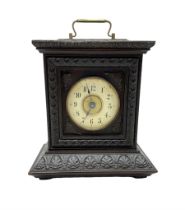 German - late 19th century Black Forest Junghans alarm clock