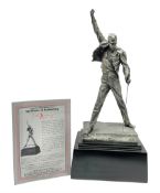 Pewter sculpture of Freddie Mercury