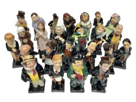 Twenty four Royal Doulton figures of characters from the works of Charles Dickens