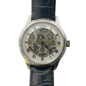 Gentleman's Rotary automatic wristwatch with skeleton movement
