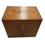 Wooden canteen chest