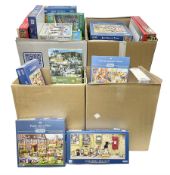 Large collection of jigsaw puzzles and games