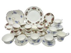 Royal albert Country Rose tea set for six