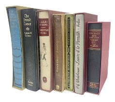 Seven Folio Society books